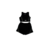 Conjunto Juvenil Feminino - Cropped Regata e Short - Brandili