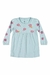 Vestido Flores Infantil Manga Longa - Elian - Bolinha de Sabão Moda Infantil e Juvenil