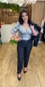 Calça Feminina Slouchy Sarja Resinada na internet