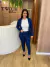 Imagem do Blazer Feminino Cinturado com Detalhe de Bolso