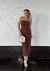 Vestido Priscila – Marrom Chocolate - comprar online