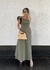 Vestido Fiorella – Verde Militar - loja online