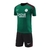 Kit Infantil Paris Saint-Germain Treino 24/25 - Nike - Verde e preto com detalhes em vermelho