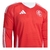 Camisa Internacional I 25/26 manga longa - Torcedor Adidas Masculina - Vermelha com detalhes em branco na internet