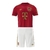 Kit Infantil Bayern de Munique Edição especial Aniversário 125 anos 25/26 - Adidas - Vinho com detalhes em dourado