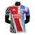 Camisa Arsenal Pré-jogo 25/26 - Jogador Adidas Masculina - Branca com detalhes em preto e azul e vermelho