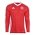 Camisa Internacional I 25/26 manga longa - Torcedor Adidas Masculina - Vermelha com detalhes em branco