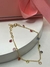 Pulseira Zircônia Colorida Banhado A Ouro 18K