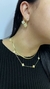 Brinco Argolinha Trevo Cravejado Banhado A Ouro 18K na internet