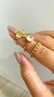 Anel Regulável Trevo Banhado A Ouro 18K - comprar online