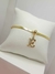 Pulseira De Fita Banhado A Ouro 18K - Apolínea Joias