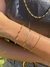 Pulseira De Fita Banhado A Ouro 18K na internet