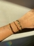 Pulseira Quadrada Laminada Banhado A Ouro 18K - loja online