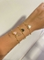 Pulseira Bolinha Com Borboleta E Estrela Banhado A Ouro 18K - loja online