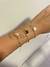 Pulseira Bolinha Com Borboleta E Estrela Banhado A Ouro 18K - comprar online