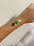 Pulseira Elos Com Trevo Banhado A Ouro 18K na internet