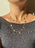 Colar Chocker Medalhas Banhado A Ouro 18K - comprar online