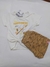 Conjunto Infantil Branco e Marrom com Estampa Divertida - comprar online