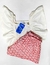 Conjunto Infantil Estampado com Blusa Branca e Shorts Florido - comprar online