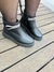 Coturno Preto Feminino Brilho Moleca