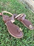Sandalia Marrom Detalhe Dedo - comprar online