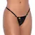Tanga Fio Erótica "Delícia" com Strass Preto - comprar online