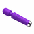 Varinha Mágica com 20 Vibrações e 8 níveis de velocidade Recarregável Roxo - EROS BOUTIQUE
