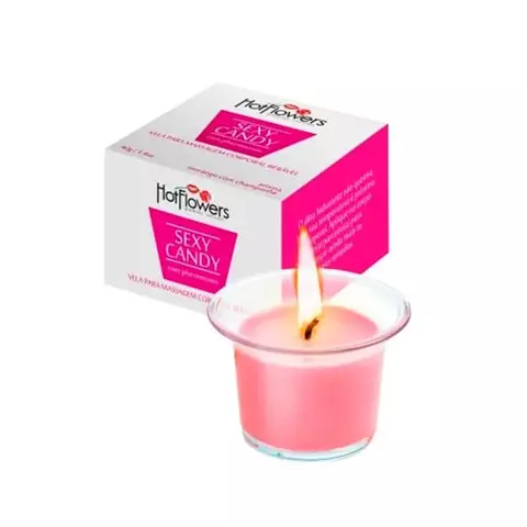 Sexy Candy Morango com Champanhe 40gr Hot Flowers