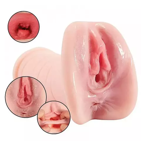 Masturbador Masculino em Formato de Vagina e Anus