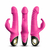 Vibrador Rabbit Vai e Vem Recarregável com 9 Modos de Vibração Rosa na internet