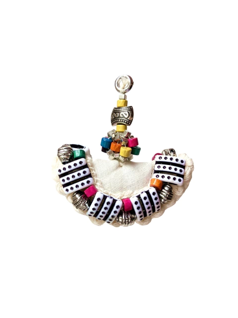 Tessel Crudo con cuentas multicolores