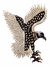 Aplique Grande Aguila Negra