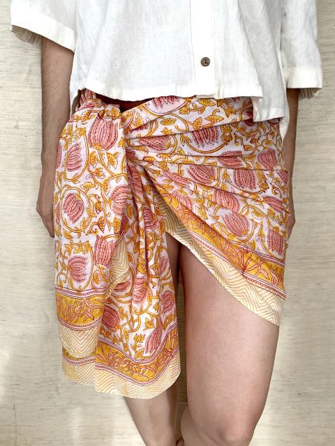 Pareo Block Print Nº 15 - comprar online