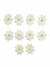 Aplique Chico Flor Blanco x 10 unidades