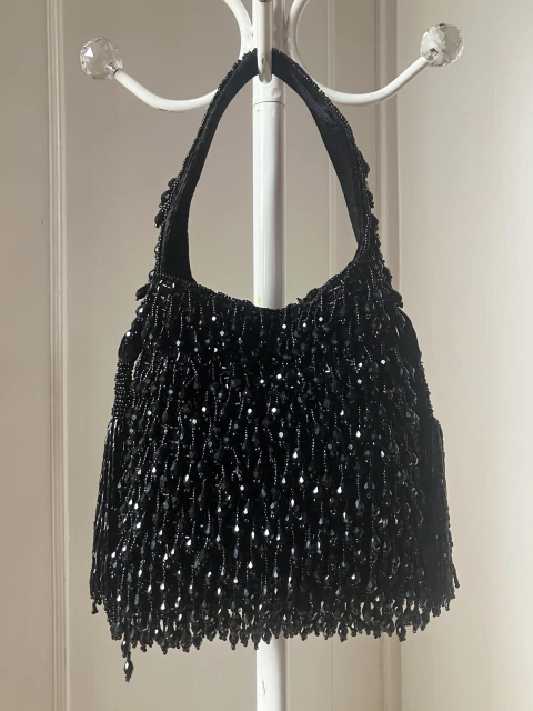 Cartera de Canutillos Negro