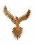 Aplique Mediano Fenix Dorado