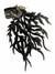 Aplique Mediano León Negro