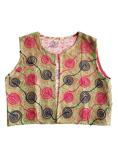 Chaleco Kantha Vintage Nº 29 - comprar online