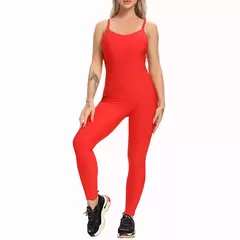 Bodysuit Yoga sem costas para mulheres macacão de fitness, terno esportivo sexy - Vs-shop