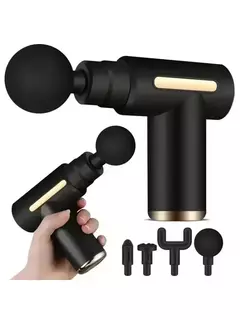 Usb mini pistola de massagem fáscia máquina relaxamento muscular vibratório h - comprar online