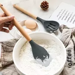 12pçs panelas de cozinha de silicone de qualidade alimentar, utensílios de coz - loja online
