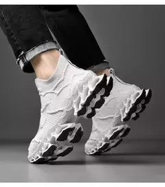 Tênis de corrida respirável masculino e feminino, tênis casual, tênis, corri - Vs-shop