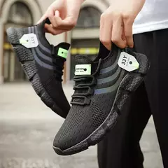 Tênis respiráveis para homens e mulheres, Sapatos de corrida confortáveis, Sa na internet