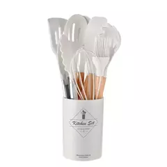 12pçs panelas de cozinha de silicone de qualidade alimentar, utensílios de coz - comprar online