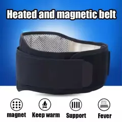 Imagem do 1pc ajustável auto-aquecimento terapia magnética cinto de apoio de volta e cin