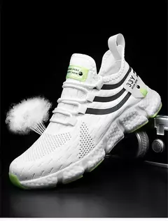 Tênis respiráveis para homens e mulheres, Sapatos de corrida confortáveis, Sa