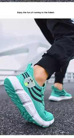 Tênis respiráveis para homens e mulheres, Sapatos de corrida confortáveis, Sa - loja online