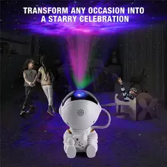 Imagem do 2024 estrela projetor galáxia luz noturna astronauta espaço projetor nebulosa