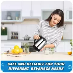 Chaleira de aço inoxidável, utensílios de cozinha, chaleira inteligente, 1500 - comprar online
