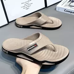 Chinelos confortáveis masculinos, sandálias de praia, sapatos casuais, chinelo na internet